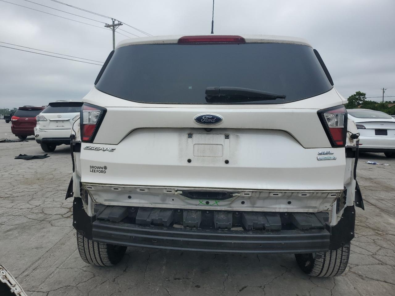 2018 Ford Escape Sel VIN: 1FMCU0HD6JUB96458 Lot: 56632975