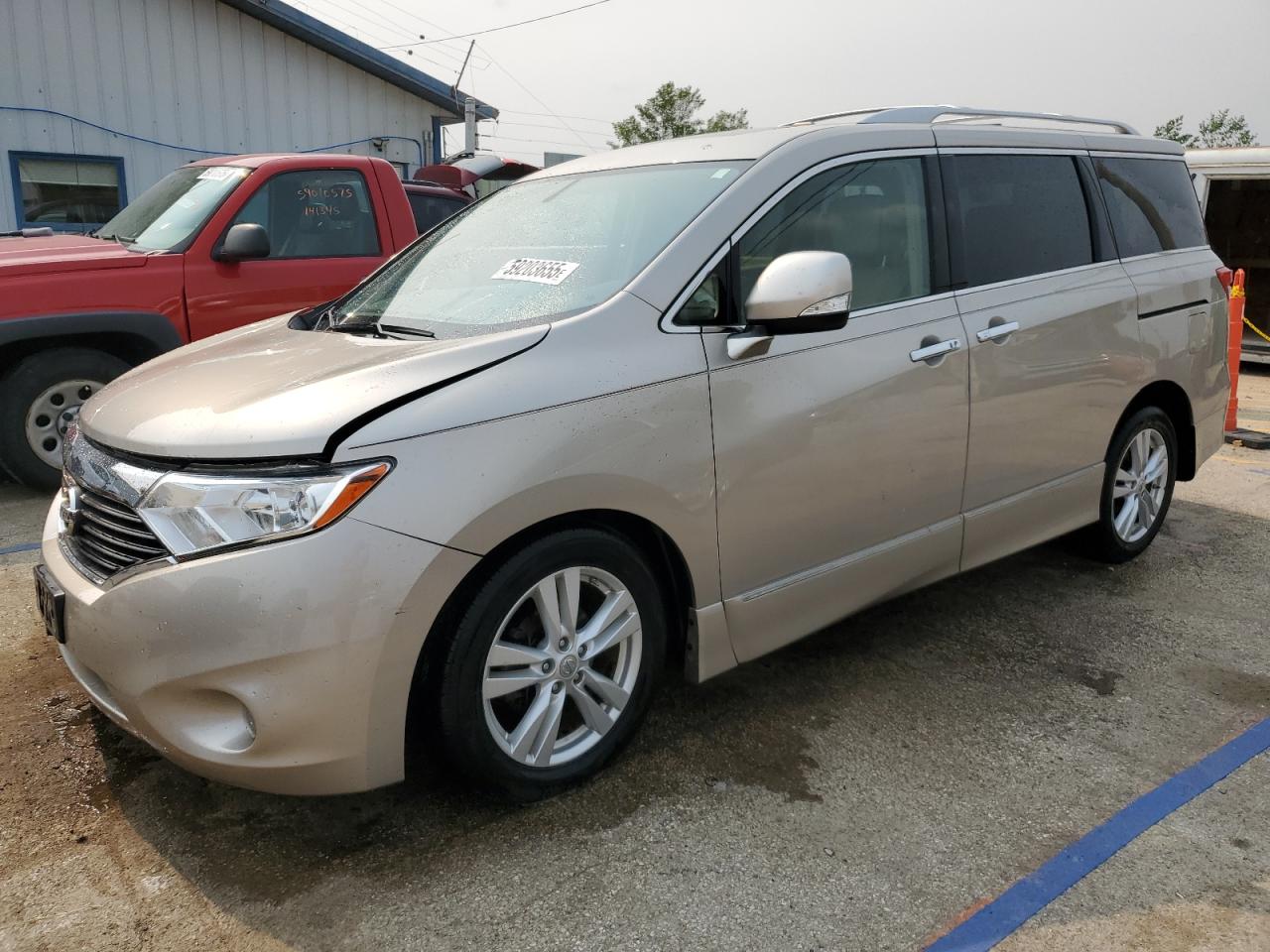 2012 Nissan Quest S en Venta en Pekin, IL - Front End