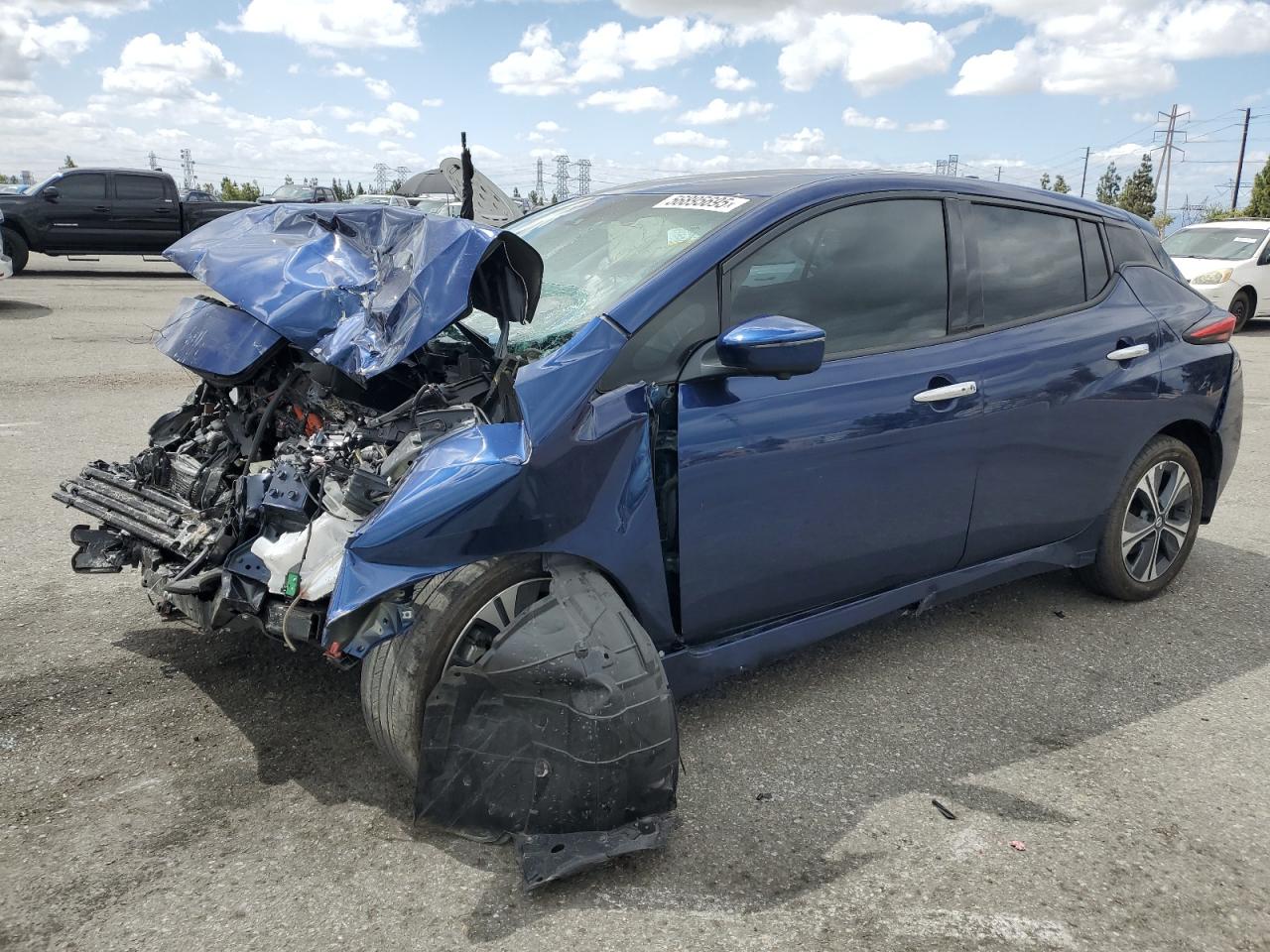 2020 Nissan Leaf Sl Plus na sprzedaż w Rancho Cucamonga, CA - Front End