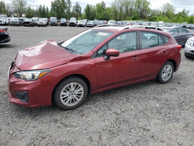  SUBARU IMPREZA 2017 Красный