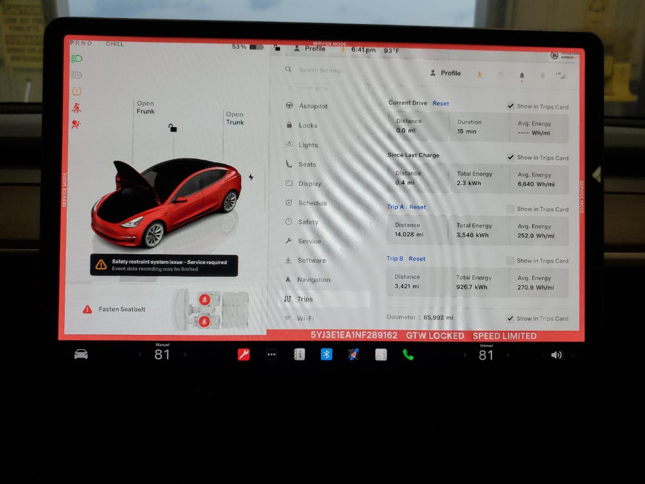2022 Tesla Model 3 VIN: 5YJ3E1EA1NF289162 Lot: 55365465