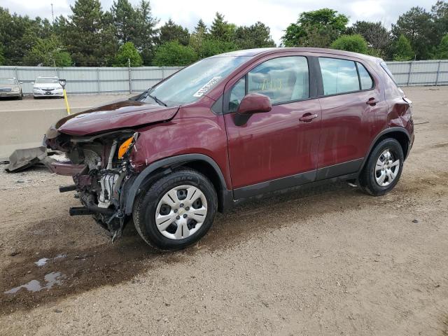  CHEVROLET TRAX 2017 Бордовий