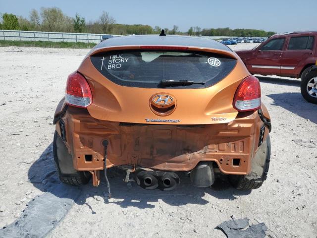 Coupet HYUNDAI VELOSTER 2016 Pomarańczowy