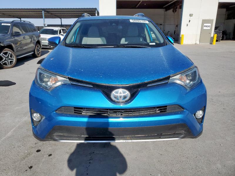  TOYOTA RAV4 2018 Синий
