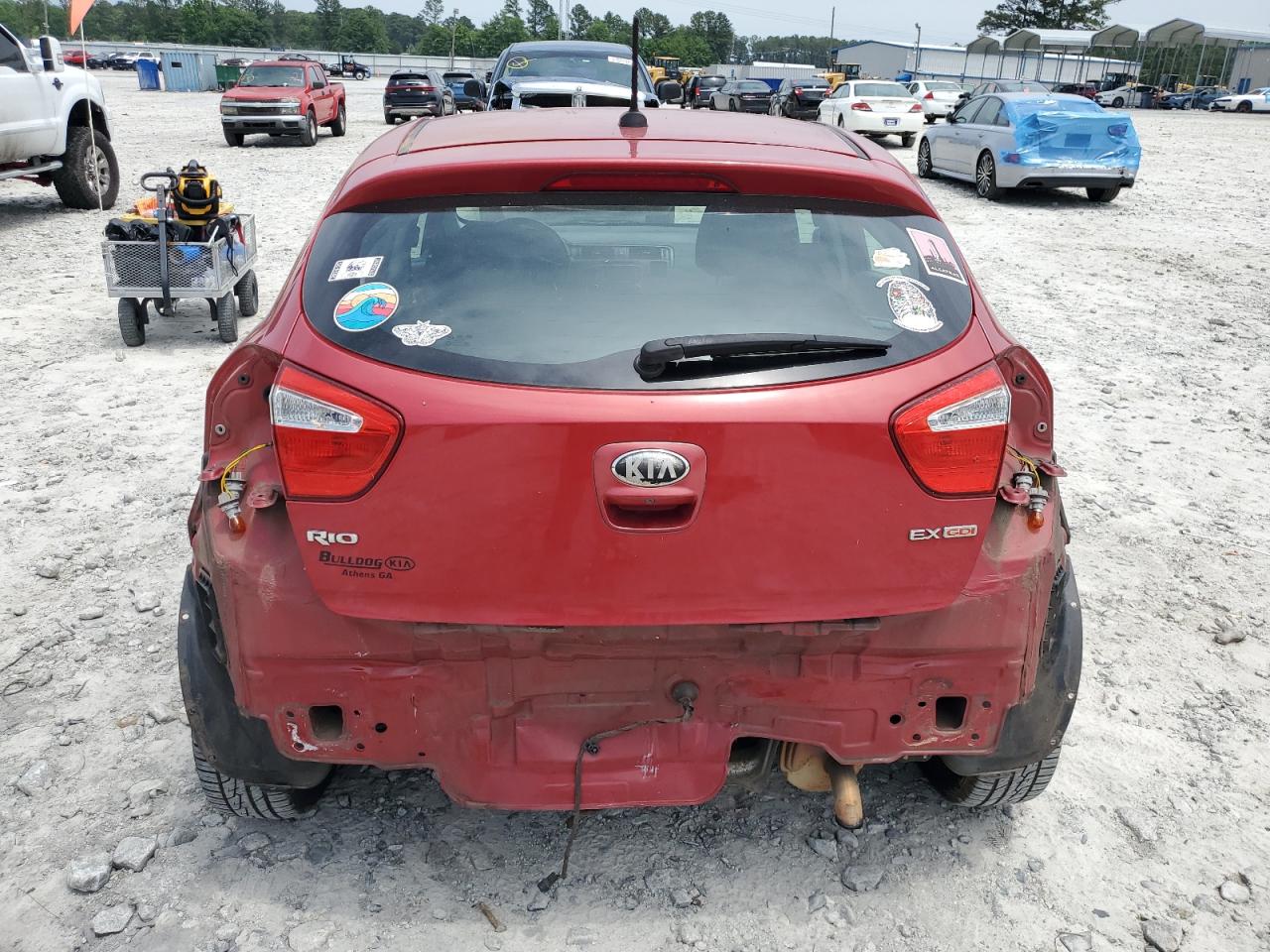 2013 Kia Rio Ex VIN: KNADN5A35D6310136 Lot: 57028085