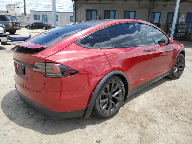  TESLA MODEL X 2023 Красный