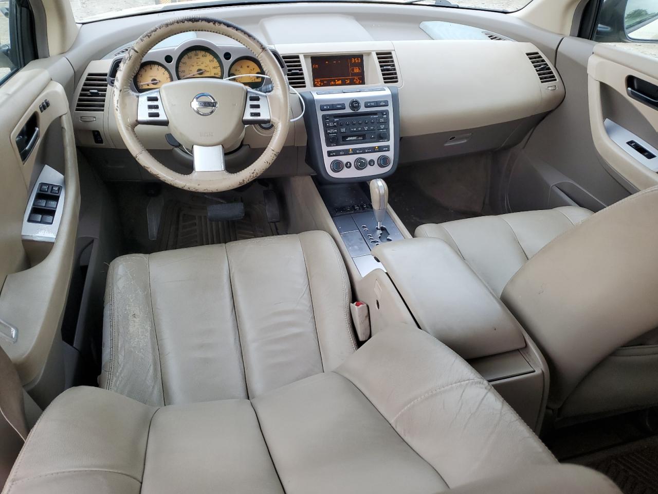 2003 Nissan Murano Sl VIN: JN8AZ08W23W212200 Lot: 55386665