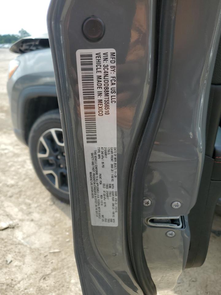 2021 Jeep Compass Trailhawk VIN: 3C4NJDDB8MT556510 Lot: 56929675