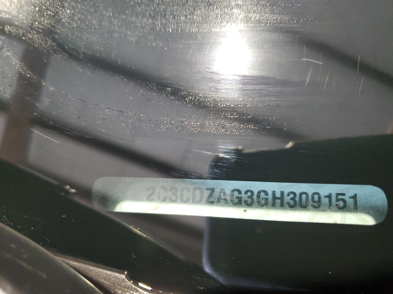 2016 Dodge Challenger Sxt VIN: 2C3CDZAG3GH309151 Lot: 56558905