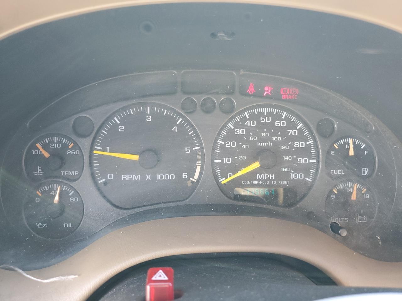 2001 Chevrolet Blazer VIN: 1GNCS13W812221839 Lot: 57048485