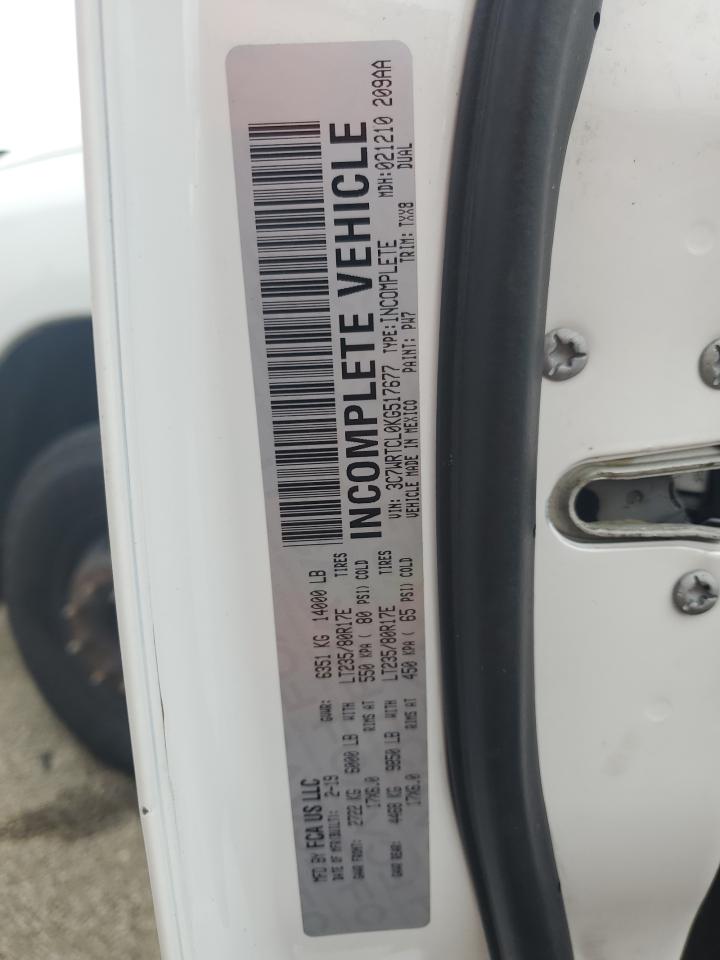 2019 Ram 3500 VIN: 3C7WRTCL0KG517677 Lot: 56183505