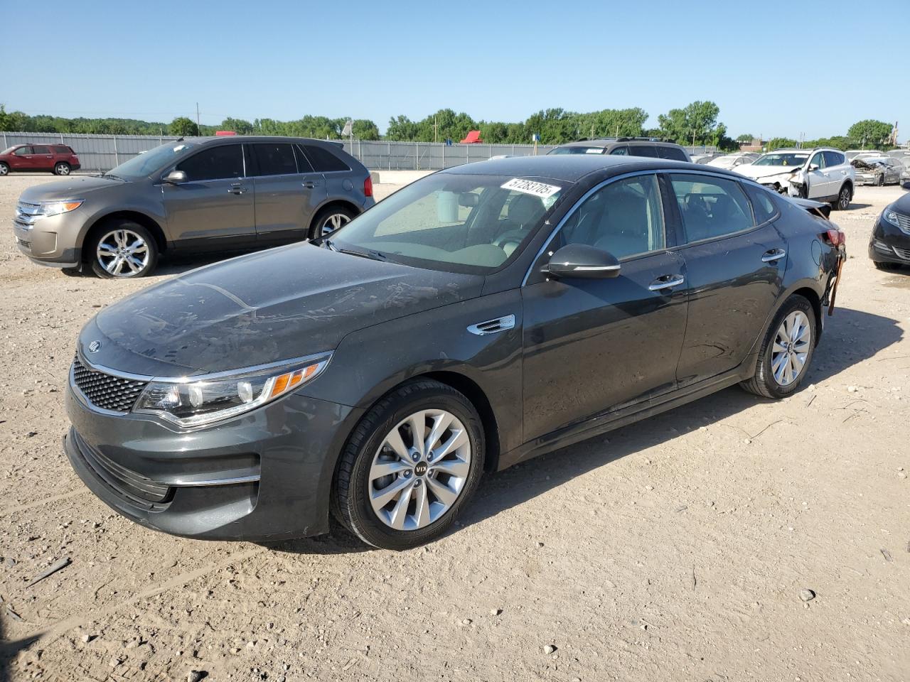 2016 Kia Optima Ex на продаже в Kansas City, KS - Rear End