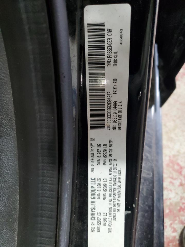 2012 Chrysler 200 Limited VIN: 1C3CCBCB6CN304247 Lot: 56478915