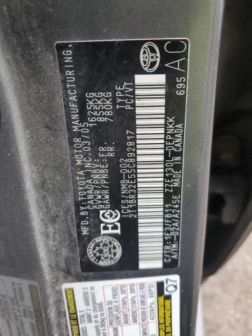 2005 TOYOTA COROLLA CE  