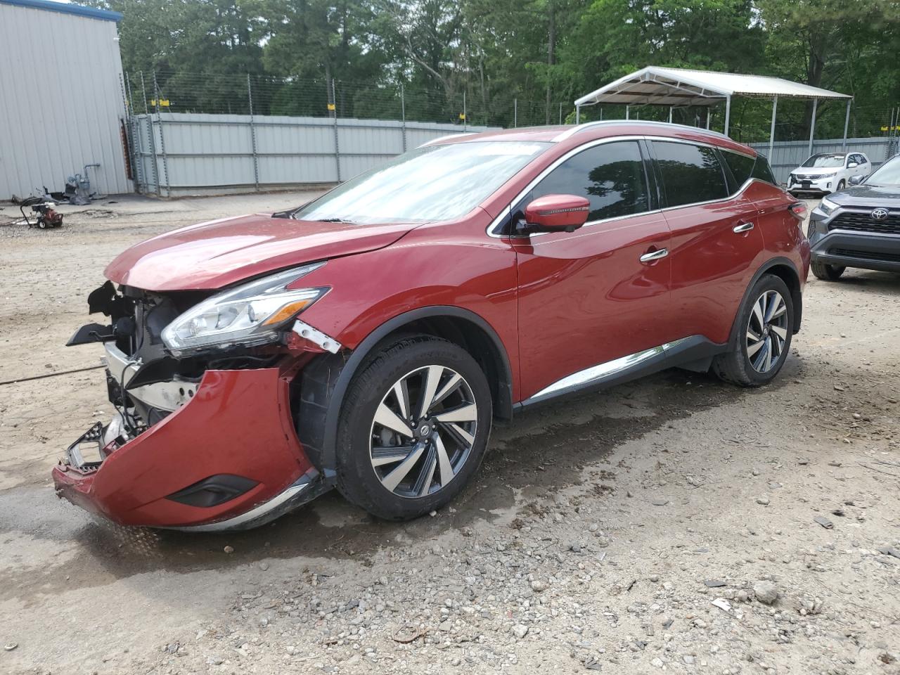 2017 Nissan Murano S на продаже в Austell, GA - Front End