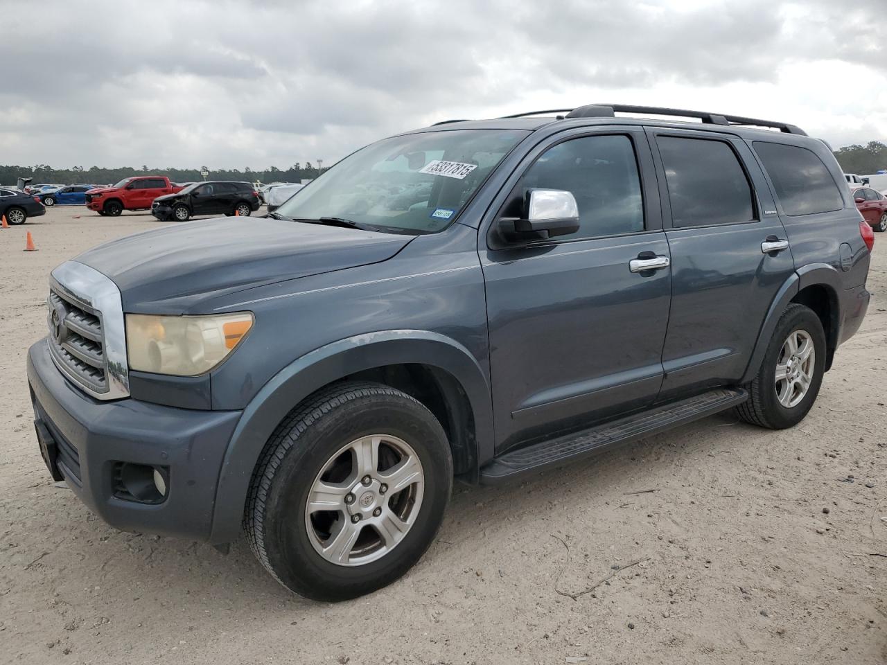 2008 Toyota Sequoia Limited იყიდება Houston-ში, TX - Hail