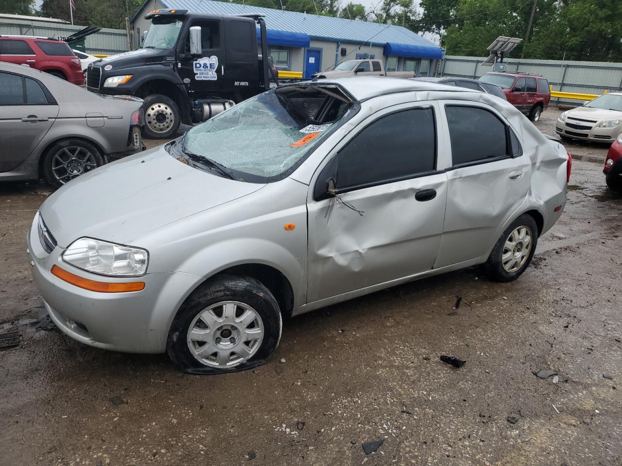 2004 Chevrolet Aveo Ls en Venta en Wichita, KS - Rollover