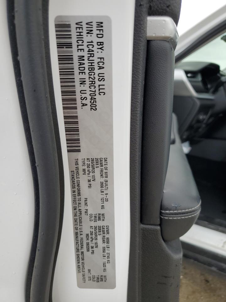 2024 Jeep Grand Cherokee Limited VIN: 1C4RJHBG2RC704502 Lot: 55477845