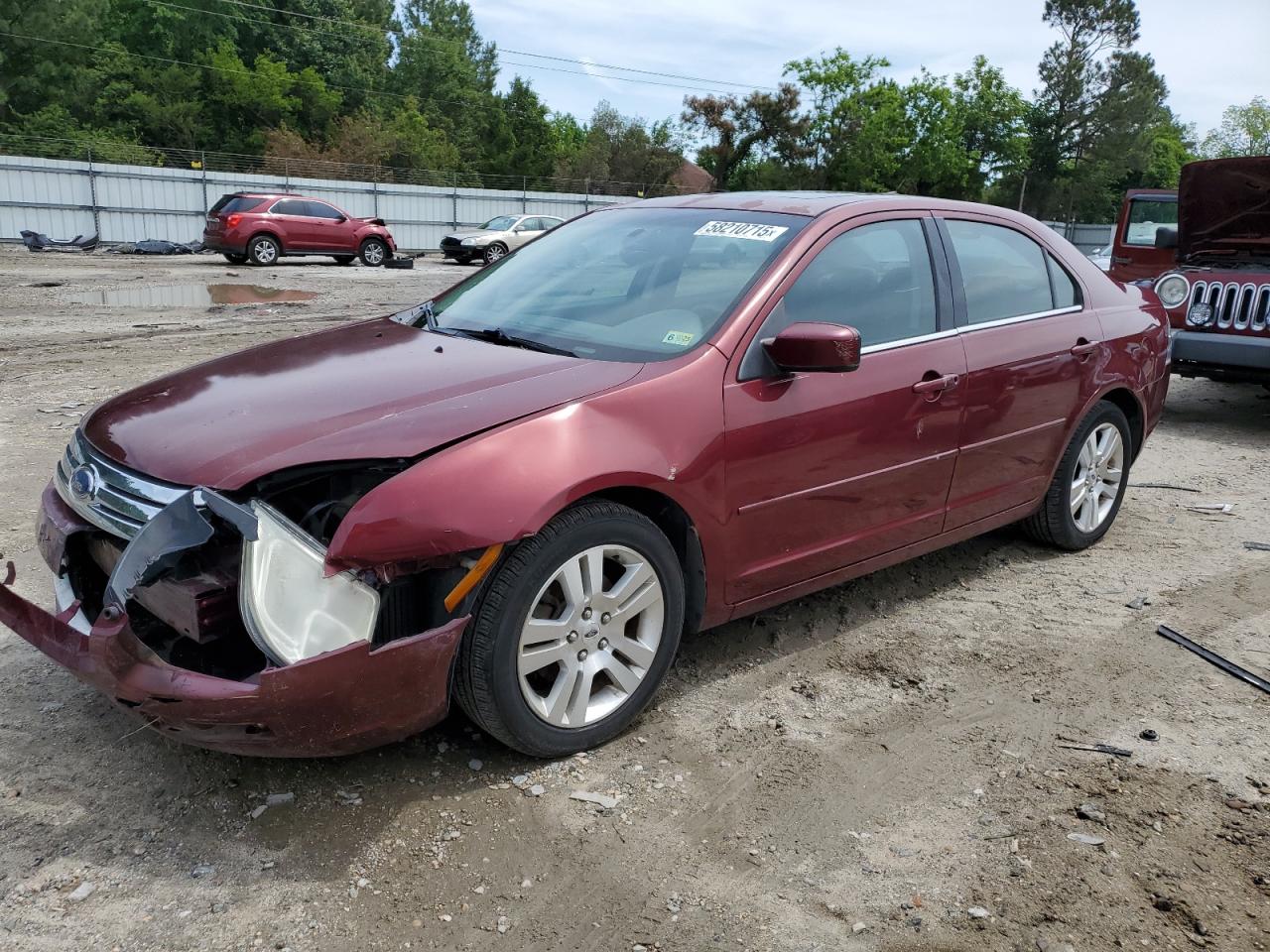 2007 Ford Fusion Sel продається в Hampton, VA - Front End