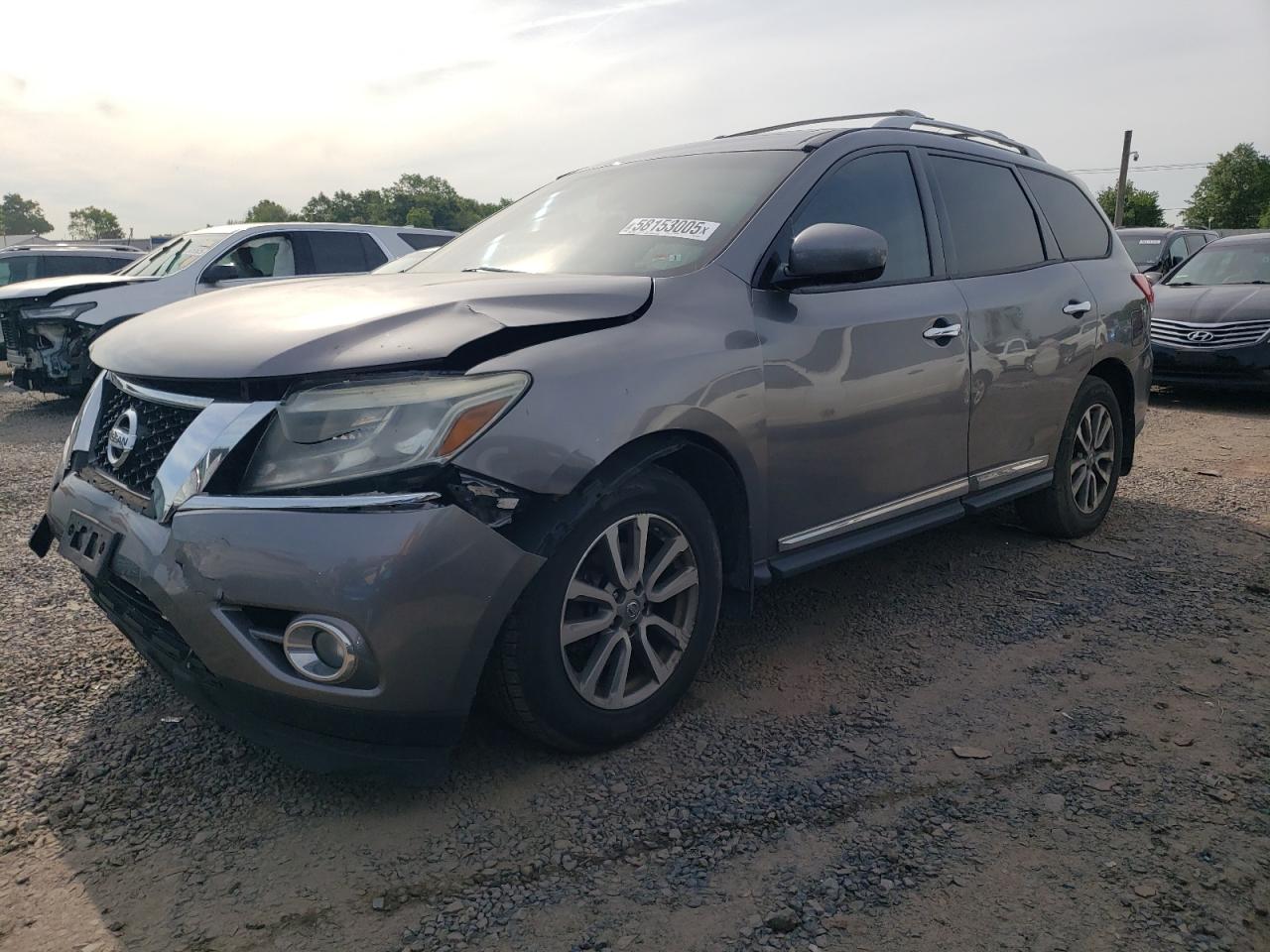 2015 Nissan Pathfinder S en Venta en Hillsborough, NJ - Front End