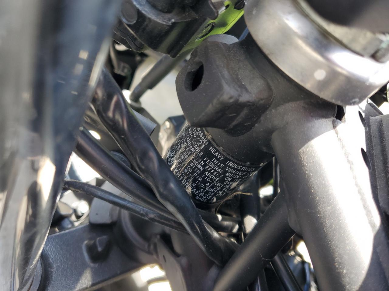 2022 Kawasaki Ex400 VIN: JKAEXKH18NDAE6341 Lot: 58566085