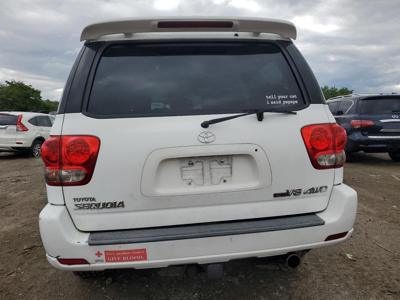 2007 Toyota Sequoia Limited VIN: 5TDBT48A77S287638 Lot: 57454065