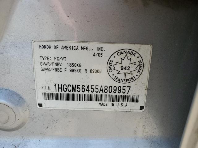 2005 HONDA ACCORD LX