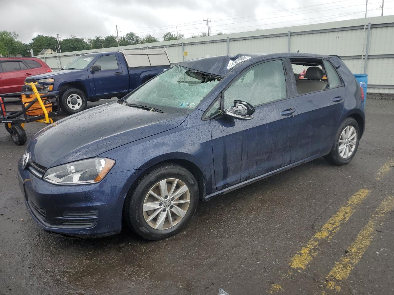 2015 Volkswagen Golf en Venta en Pennsburg, PA - Top/Roof