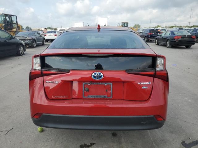  TOYOTA PRIUS 2020 Red