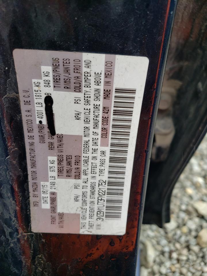 2015 Mazda 3 Sport VIN: 3MZBM1U73FM221752 Lot: 56552005