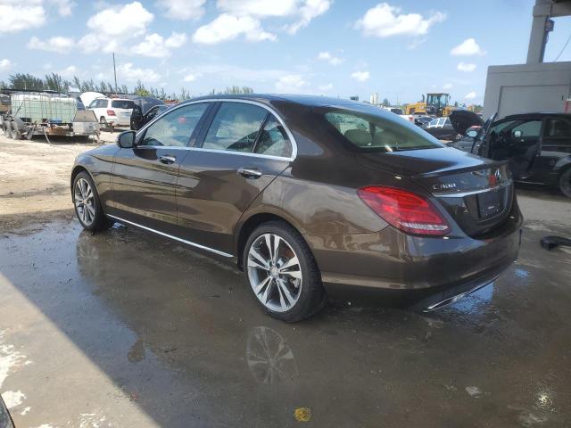 Sedans MERCEDES-BENZ C-CLASS 2016 Brown