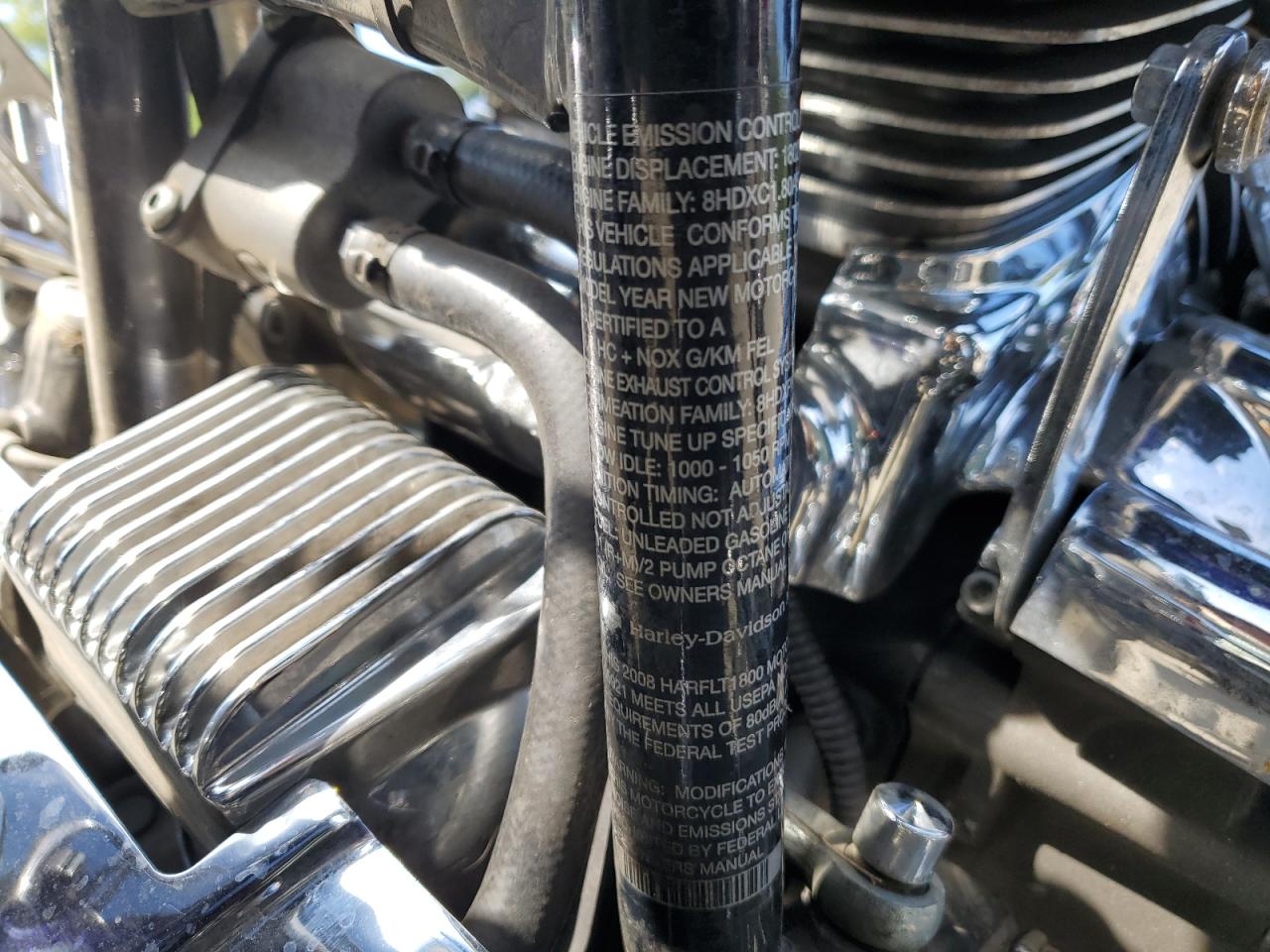 2008 Harley-Davidson Flhrse4 VIN: 1HD1PC8108Y951851 Lot: 57646395