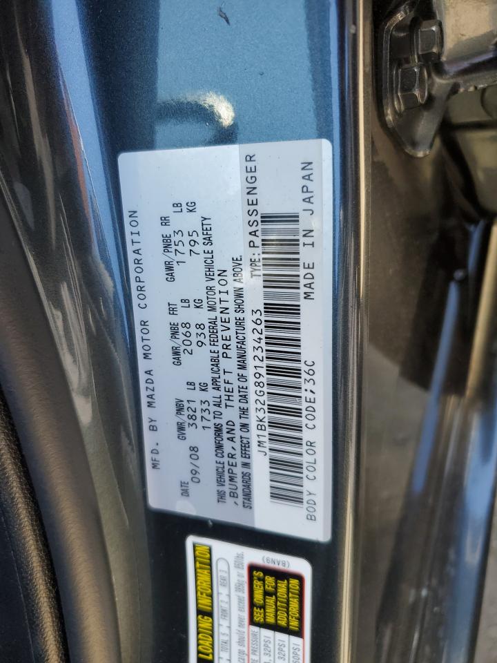 2009 Mazda 3 I VIN: JM1BK32G891234263 Lot: 56579795