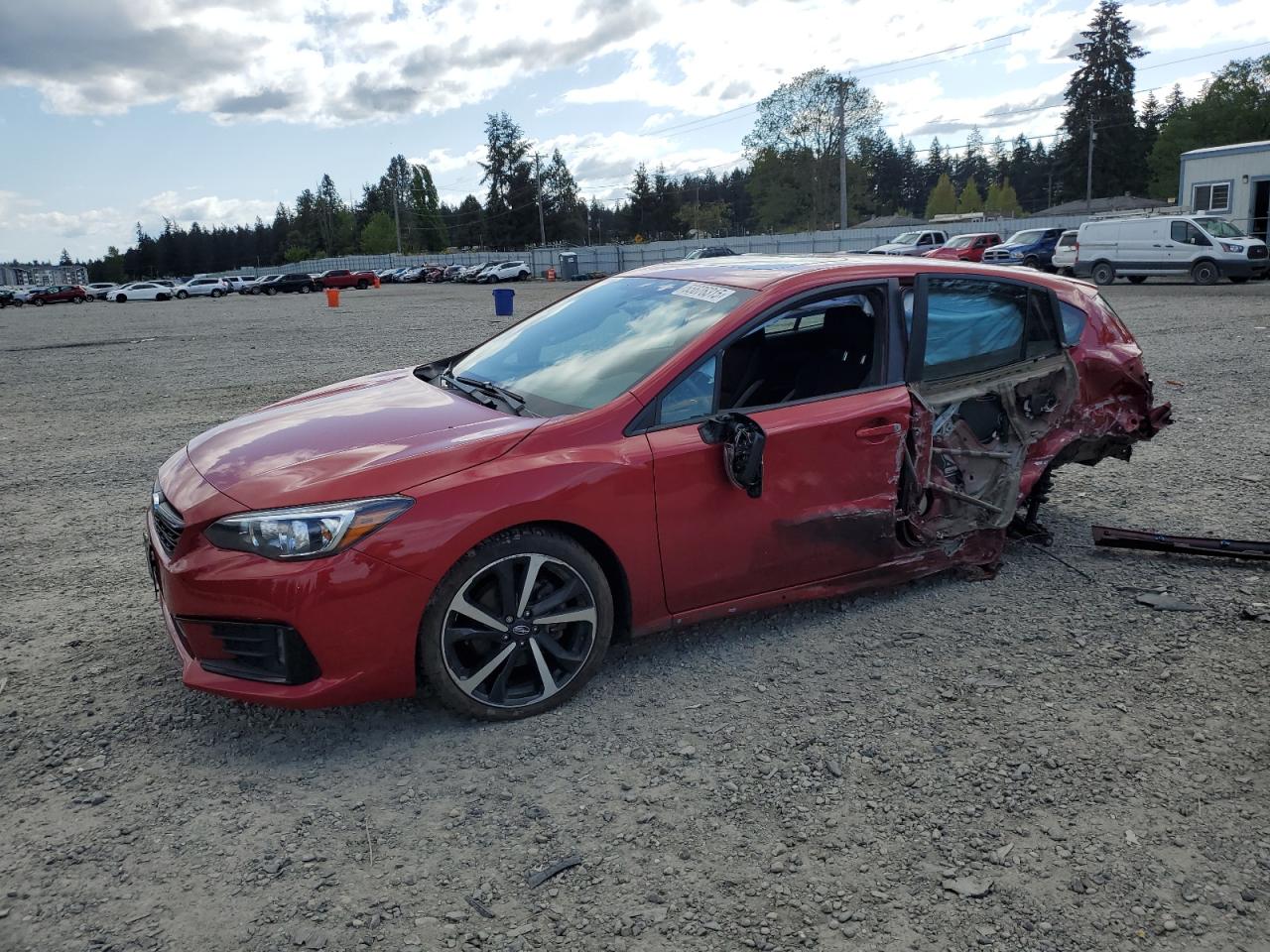 2020 Subaru Impreza Sport იყიდება Graham-ში, WA - Rear End