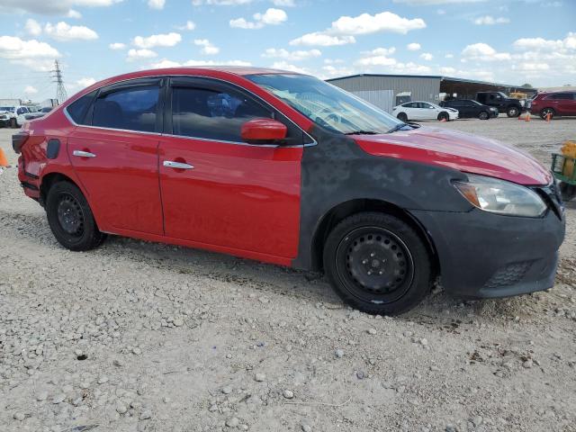  NISSAN SENTRA 2017 Czerwony