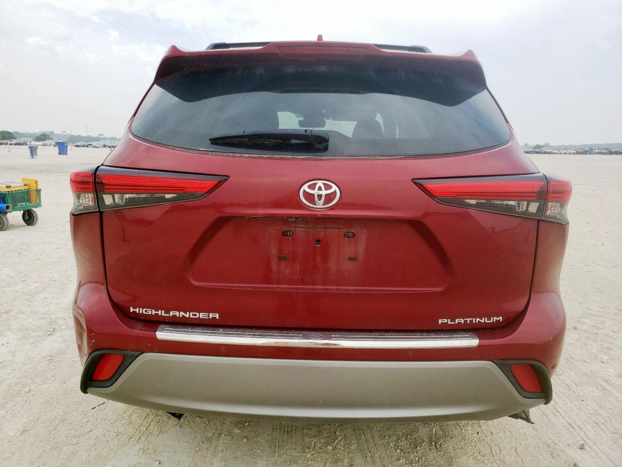2022 Toyota Highlander Platinum VIN: 5TDFZRAH7NS096092 Lot: 57278825