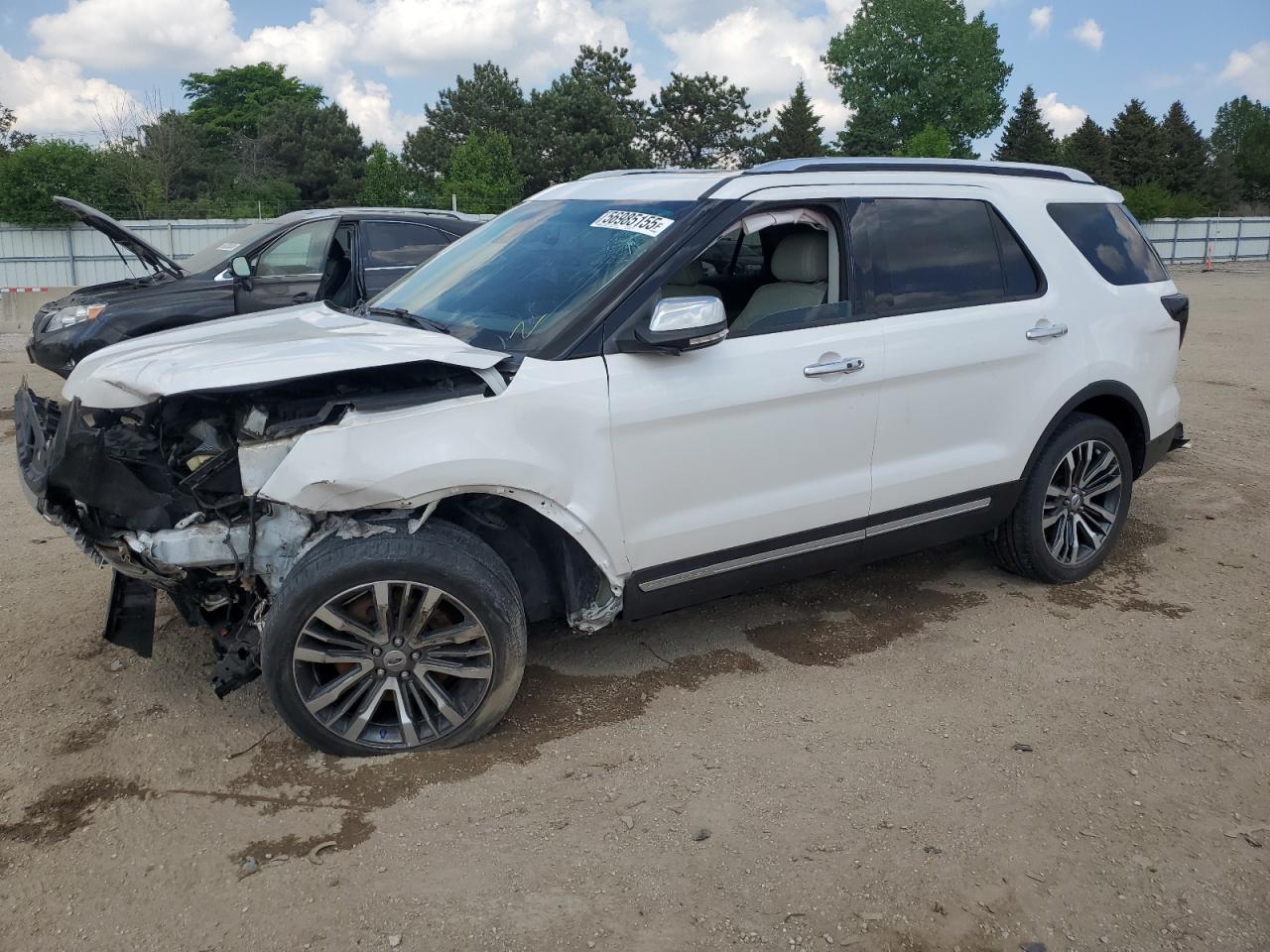 2016 Ford Explorer Platinum zu verkaufen in Elgin, IL - Front End