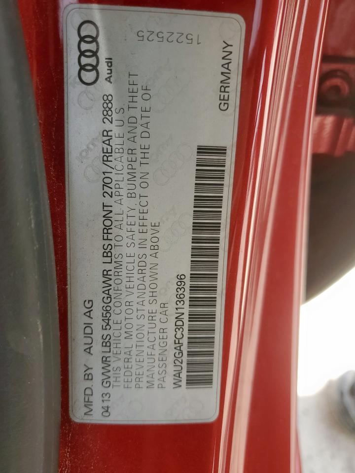 2013 Audi A7 Prestige VIN: WAU2GAFC3DN136396 Lot: 57517035
