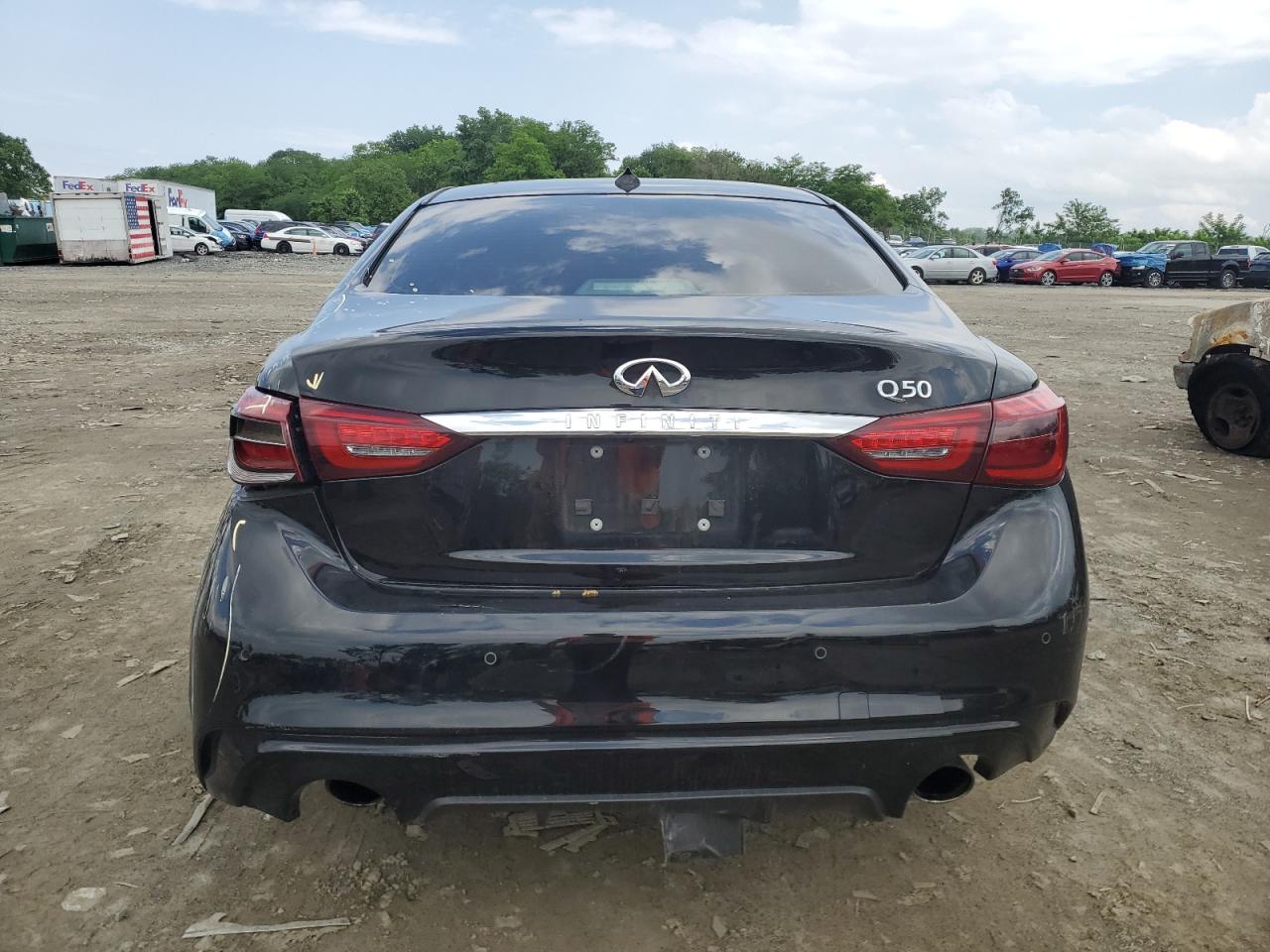2021 Infiniti Q50 Luxe VIN: JN1EV7BP6MM706952 Lot: 57386025