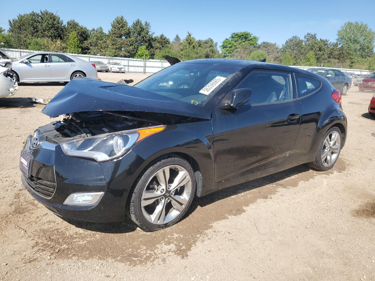 2017 Hyundai Veloster de vânzare în Elgin, IL - Front End