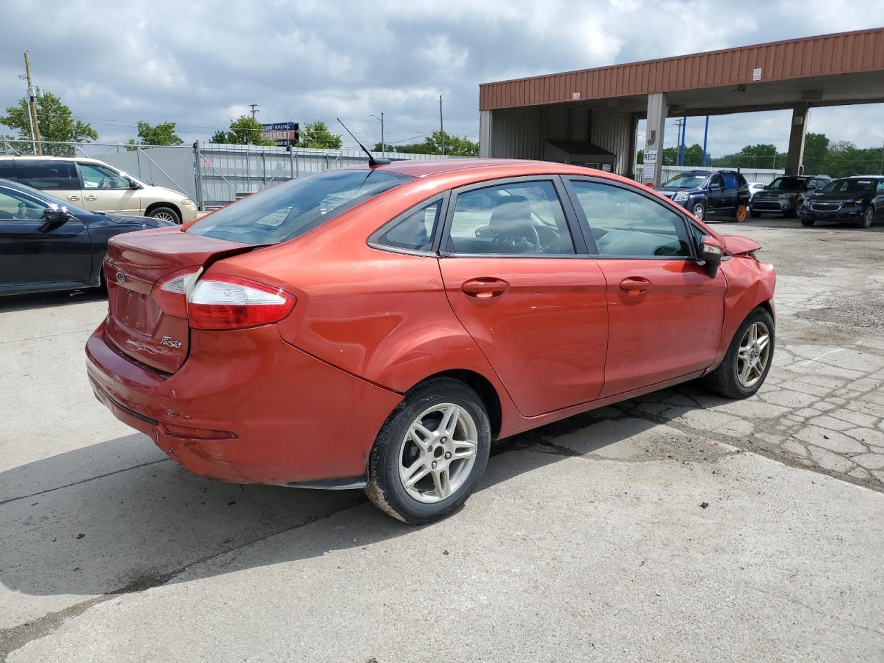 2019 Ford Fiesta Se orange null gasoline 3FADP4BJ9KM132111 photo #4