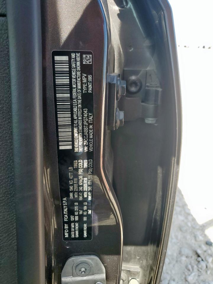 2018 Jeep Renegade Latitude VIN: ZACCJABB7JPG74043 Lot: 56652985