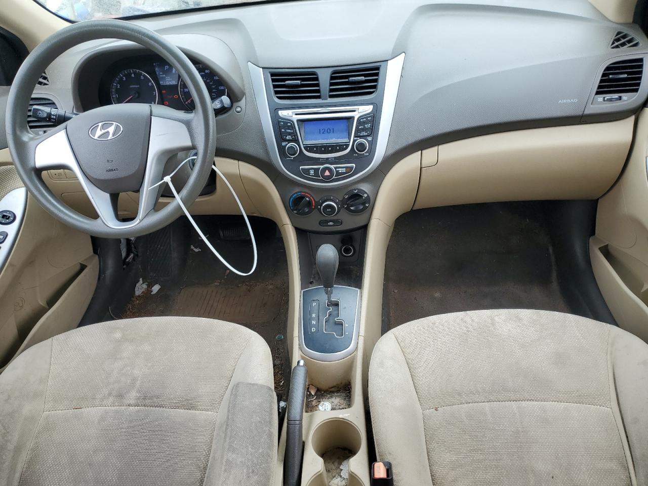 2013 Hyundai Accent Gls VIN: KMHCT4AE0DU506055 Lot: 57489225