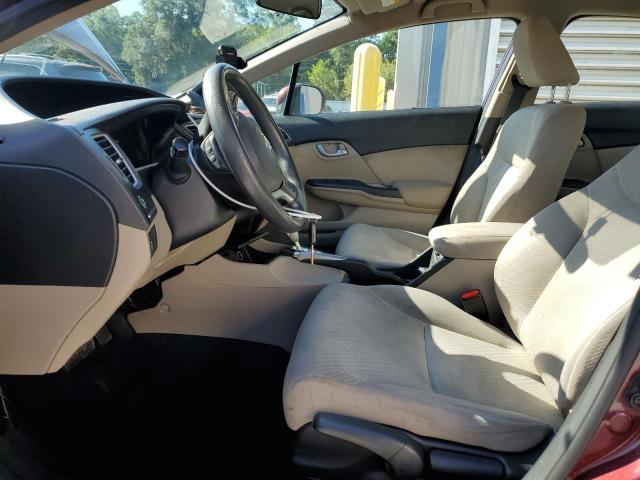 Sedans HONDA CIVIC 2014 Burgundy