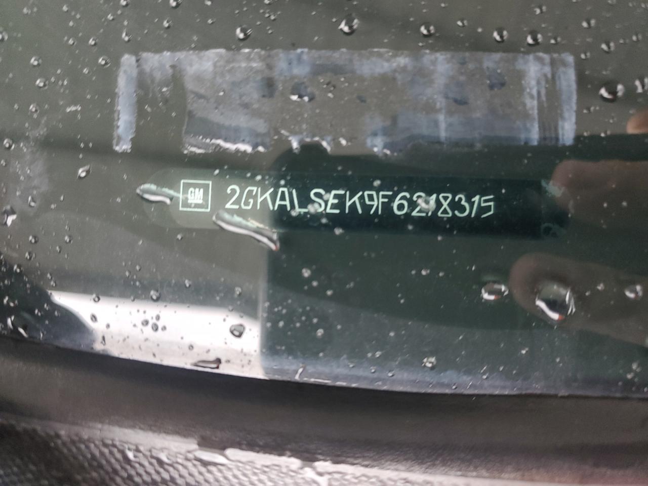 2015 GMC Terrain Slt VIN: 2GKALSEK9F6218315 Lot: 56484465