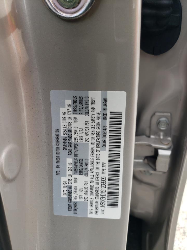 2025 Mazda Cx-90 Preferred VIN: JM3KKBHD1S1209905 Lot: 57114465