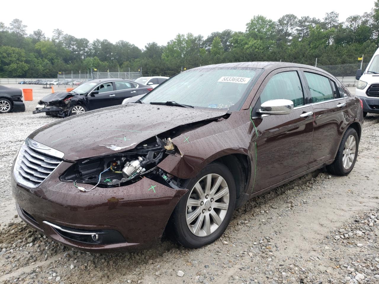 2013 Chrysler 200 Limited იყიდება Ellenwood-ში, GA - Front End