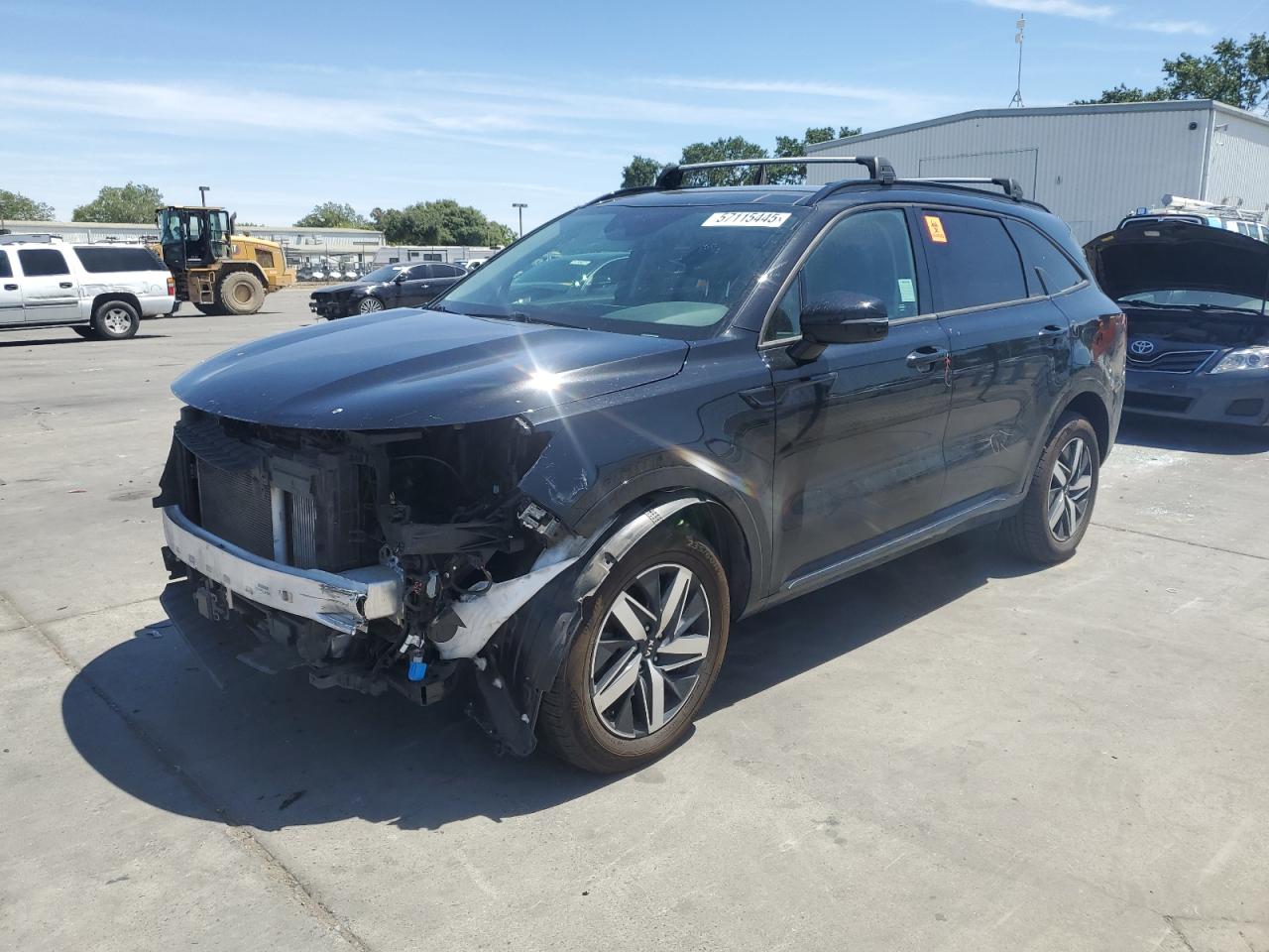 2021 Kia Sorento Ex იყიდება Sacramento-ში, CA - Front End