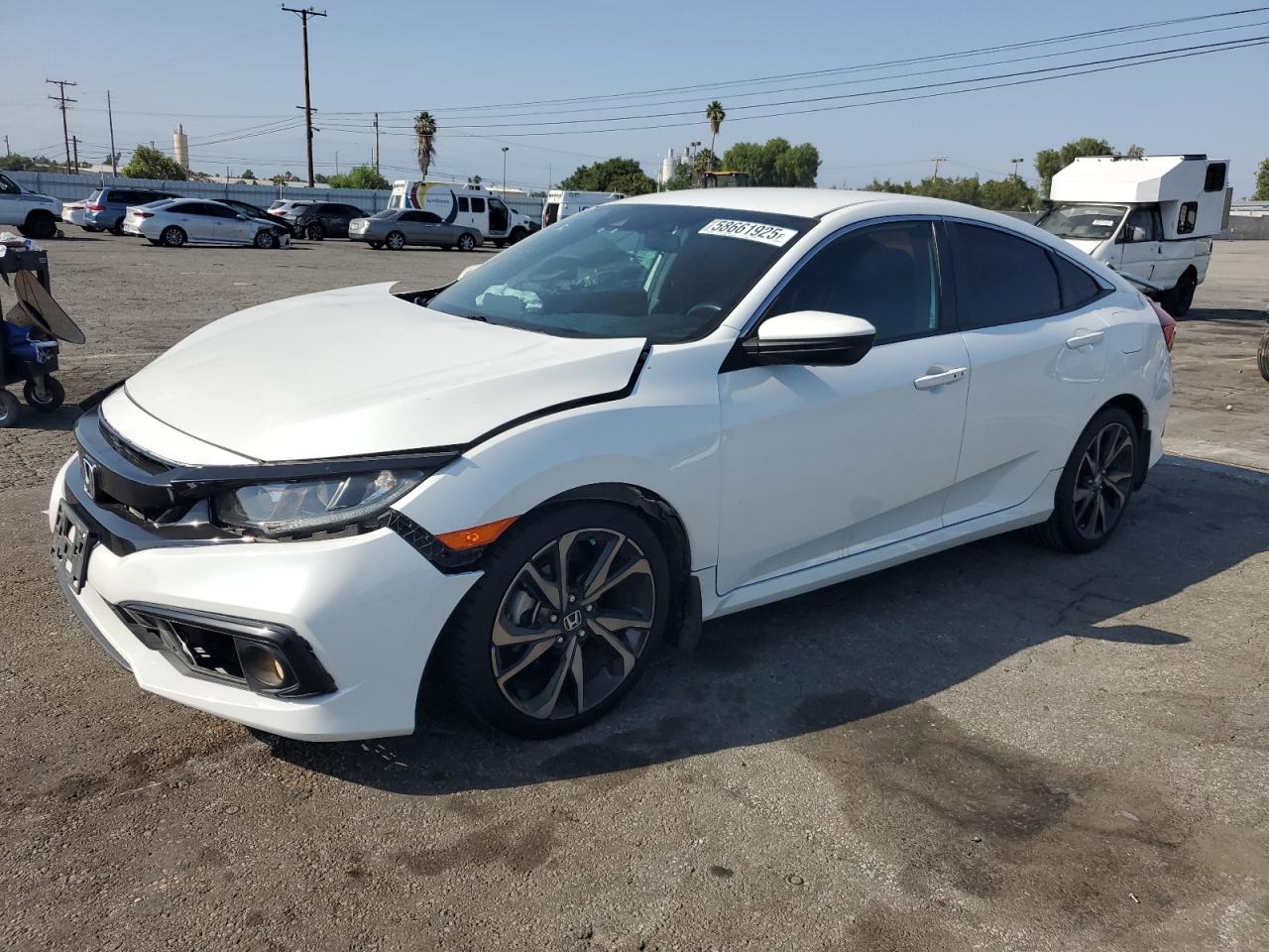 2020 Honda Civic Sport на продаже в Colton, CA - Front End