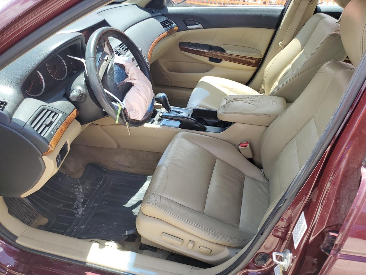 2012 Honda Accord Exl VIN: 1HGCP3F83CA010755 Lot: 57069565